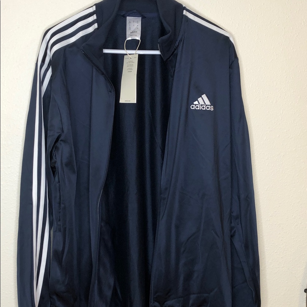 Adidas Men’s Dark Navy Blue Firebird TrackSuit Set (Jacket and Pants)- Size XL - Picture 4 of 7